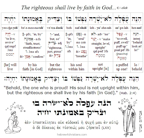 Hab 2:4 Hebrew Analysis